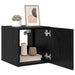 Dulap TV de perete Stejar Negru 30,5 x 35 x 30 cm Lemn compozit - WALTI WALTI