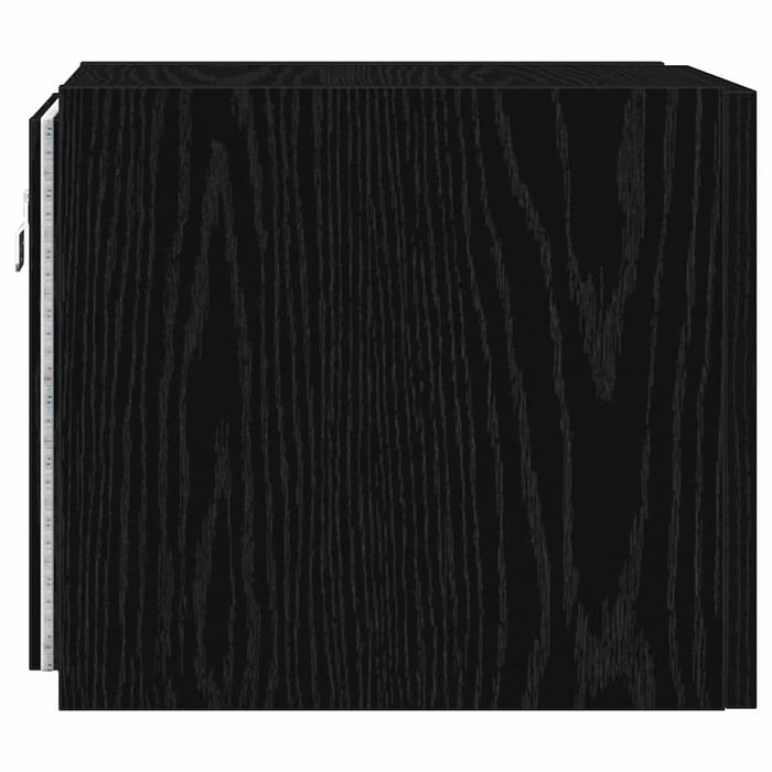 Dulap TV de perete Stejar Negru 30,5 x 35 x 30 cm Lemn compozit - WALTI WALTI