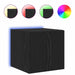 Dulap TV de perete Stejar Negru 30,5 x 35 x 30 cm Lemn compozit - WALTI WALTI