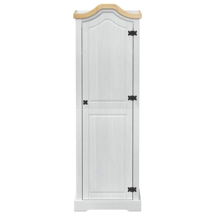 Dulapuri cu raft cu ușă Alb 55 x 52 x 170 cm Lemn de pin masiv - WALTI WALTI