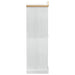 Dulapuri cu raft cu ușă Alb 55 x 52 x 170 cm Lemn de pin masiv - WALTI WALTI