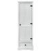 Dulapuri cu sertar Alb 55 x 50 x 170 cm Lemn de pin masiv - WALTI WALTI