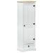 Dulapuri cu sertar Alb 55 x 38 x 170 cm Lemn de pin masiv - WALTI WALTI