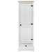 Dulapuri cu sertar Alb 55 x 38 x 170 cm Lemn de pin masiv - WALTI WALTI