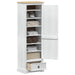 Dulapuri cu sertar Alb 55 x 38 x 170 cm Lemn de pin masiv - WALTI WALTI