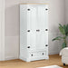 Dulapuri cu sertar Alb 76 x 50 x 170 cm Lemn de pin masiv - WALTI WALTI