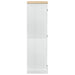 Dulapuri cu raft cu ușă Alb 76 x 50 x 170 cm Lemn de pin masiv - WALTI WALTI