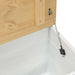storage box cu sertar Alb 90 x 78 x 45 cm Lemn de pin masiv - WALTI WALTI