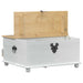storage box cu sertar Alb 90 x 78 x 45 cm Lemn de pin masiv - WALTI WALTI