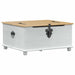 storage box cu sertar Alb 90 x 78 x 45 cm Lemn de pin masiv - WALTI WALTI
