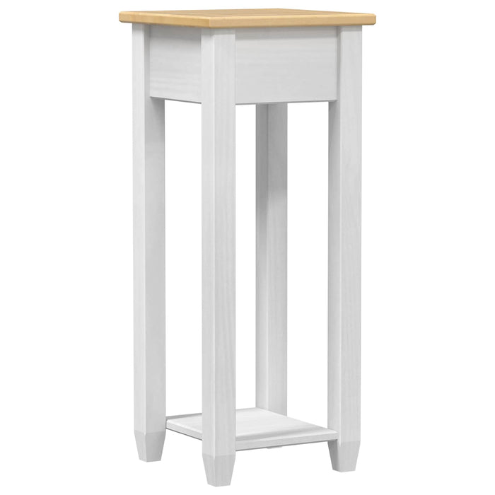 Suport pentru plante Alb 30 x 30 x 73 cm Lemn de pin masiv - WALTI WALTI