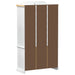 Dulap de Expunere Alb 103.5 x 42 x 180 cm Lemn de pin masiv - WALTI WALTI