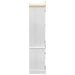 Dulap de Expunere Alb 103.5 x 42 x 180 cm Lemn de pin masiv - WALTI WALTI