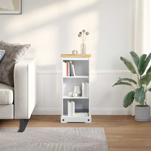 Bibliotecă Alb 46 x 29 x 100 cm Lemn de pin masiv - WALTI WALTI