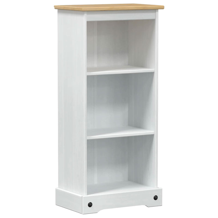 Bibliotecă Alb 46 x 29 x 100 cm Lemn de pin masiv - WALTI WALTI
