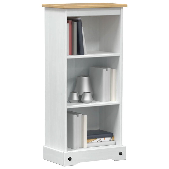 Bibliotecă Alb 46 x 29 x 100 cm Lemn de pin masiv - WALTI WALTI