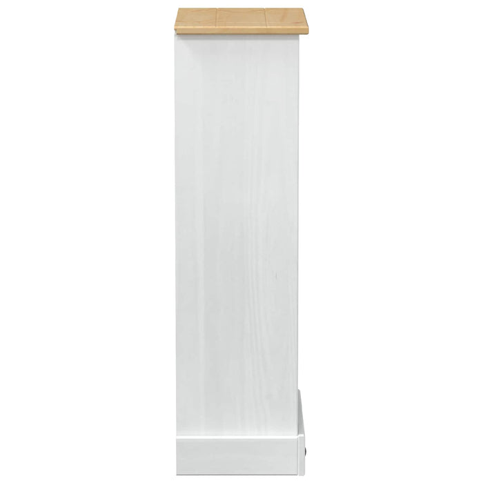 Bibliotecă Alb 46 x 29 x 100 cm Lemn de pin masiv - WALTI WALTI