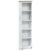 Bibliotecă Alb 46 x 20 x 170 cm Lemn de pin masiv - WALTI WALTI