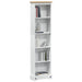 Bibliotecă Alb 46 x 20 x 170 cm Lemn de pin masiv - WALTI WALTI