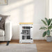 Dulap HiFi Alb 60 x 50 x 82 cm Lemn de pin masiv - WALTI WALTI