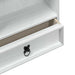 Dulap pentru CD-uri Alb 52 x 17.5 x 103 cm Lemn de pin masiv - WALTI WALTI