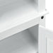Bufet Alb 74 x 38 x 170 cm Lemn de pin masiv - WALTI WALTI