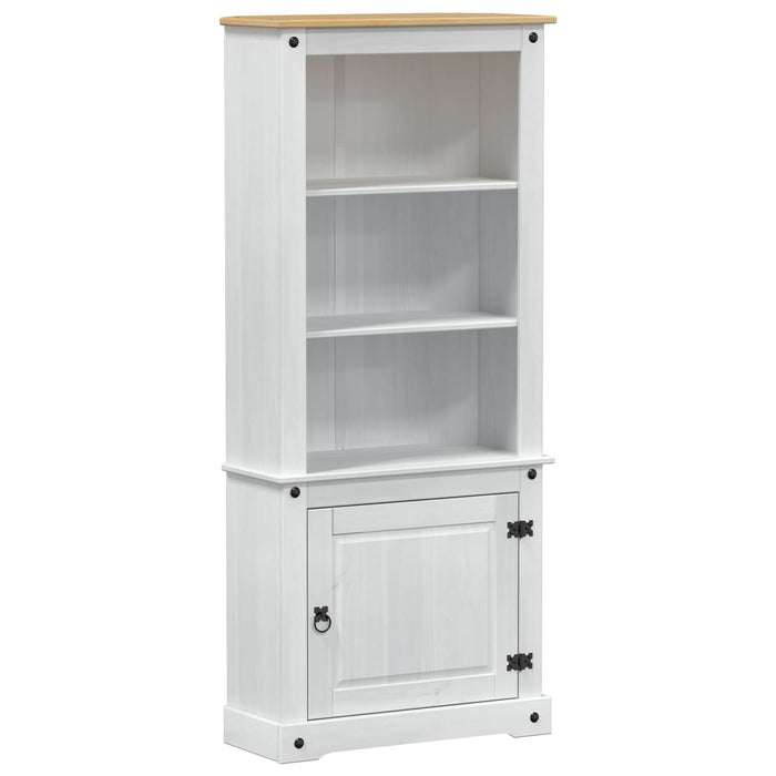 Bufet Alb 74 x 38 x 170 cm Lemn de pin masiv - WALTI WALTI