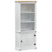 Bufet Alb 74 x 38 x 170 cm Lemn de pin masiv - WALTI WALTI