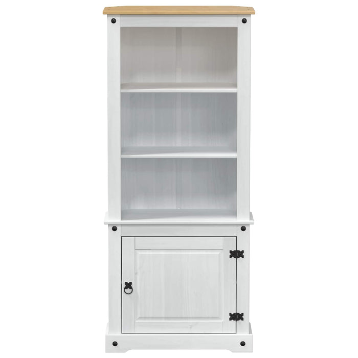 Bufet Alb 74 x 38 x 170 cm Lemn de pin masiv - WALTI WALTI