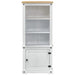 Bufet Alb 74 x 38 x 170 cm Lemn de pin masiv - WALTI WALTI