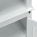 Dulap pentru pantofi Alb 86 x 38.5 x 1080 cm Lemn de pin masiv - WALTI WALTI