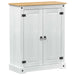 Dulap pentru pantofi Alb 86 x 38.5 x 1080 cm Lemn de pin masiv - WALTI WALTI