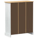 Dulap pentru pantofi Alb 86 x 38.5 x 1080 cm Lemn de pin masiv - WALTI WALTI