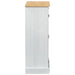 Dulap pentru pantofi Alb 86 x 38.5 x 1080 cm Lemn de pin masiv - WALTI WALTI