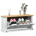 Dulap pentru pantofi cu raft Corona Alb 99 x 32 x 49 cm - WALTI WALTI