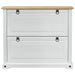 Dulap pentru pantofi cu raft Corona Alb 99 x 32 x 85 cm - WALTI WALTI