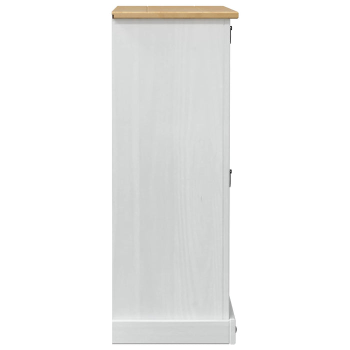Dulap pentru pantofi cu raft Corona Alb 99 x 32 x 85 cm - WALTI WALTI