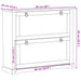 Dulap pentru pantofi cu raft Corona Alb 99 x 32 x 85 cm - WALTI WALTI