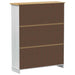 Dulap pentru pantofi cu sertar Corona Alb 99 x 32 x 122 cm - WALTI WALTI