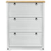 Dulap pentru pantofi cu sertar Corona Alb 99 x 32 x 122 cm - WALTI WALTI