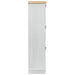 Dulap pentru pantofi cu sertar Corona Alb 99 x 32 x 122 cm - WALTI WALTI