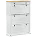 Dulap pentru pantofi cu sertar Corona Alb 99 x 32 x 138 cm - WALTI WALTI