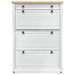 Dulap pentru pantofi cu sertar Corona Alb 99 x 32 x 138 cm - WALTI WALTI