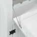 Cabinet pentru vin Alb 97 x 45 x 114 cm Lemn de pin masiv - WALTI WALTI