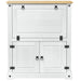 Cabinet pentru vin Alb 97 x 45 x 114 cm Lemn de pin masiv - WALTI WALTI
