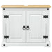 Dulap de chiuvetă cu raft Alb 73 x 33 x 60 cm Lemn de pin masiv - WALTI WALTI