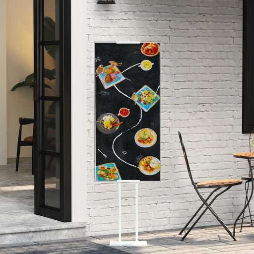 Panouri pentru Târguri Alb 30 x 23,5 x 210 cm Oțel - WALTI WALTI