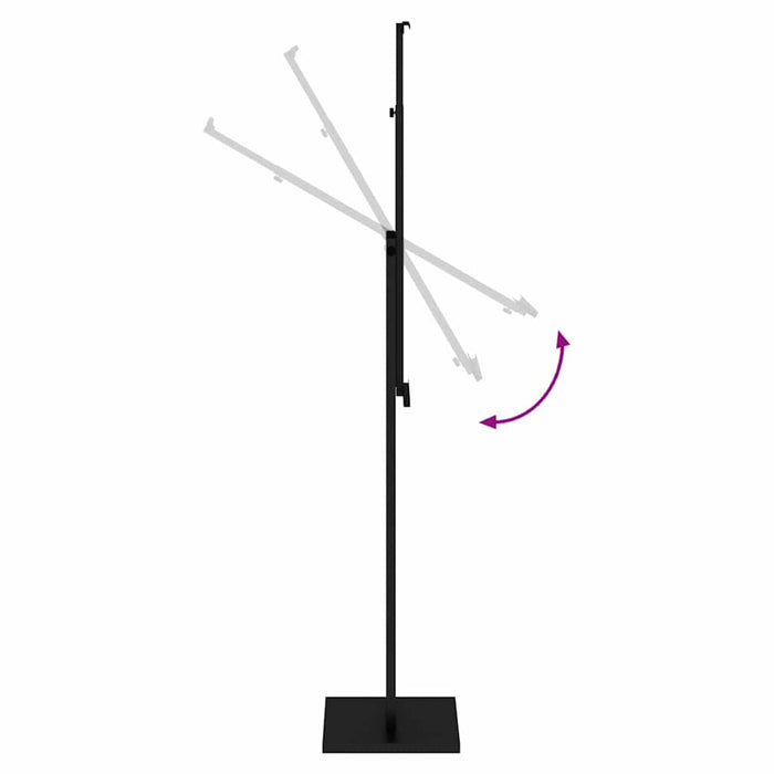Panouri pentru Târguri Negru 26,5 x 26,5 x 127 cm Oțel - WALTI WALTI
