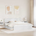 Cadru de pat cu headboard Alb 180 x 200 cm Lemn compozit - WALTI WALTI