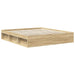 Cadru de pat cu headboard Sonoma 180 x 200 cm Lemn compozit - WALTI WALTI